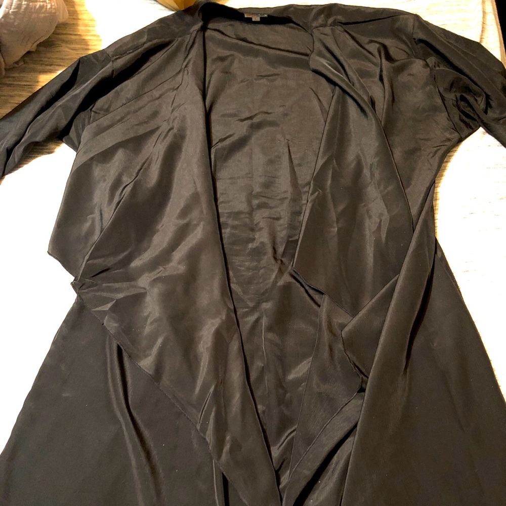 Lularoe black silk coverup (large)